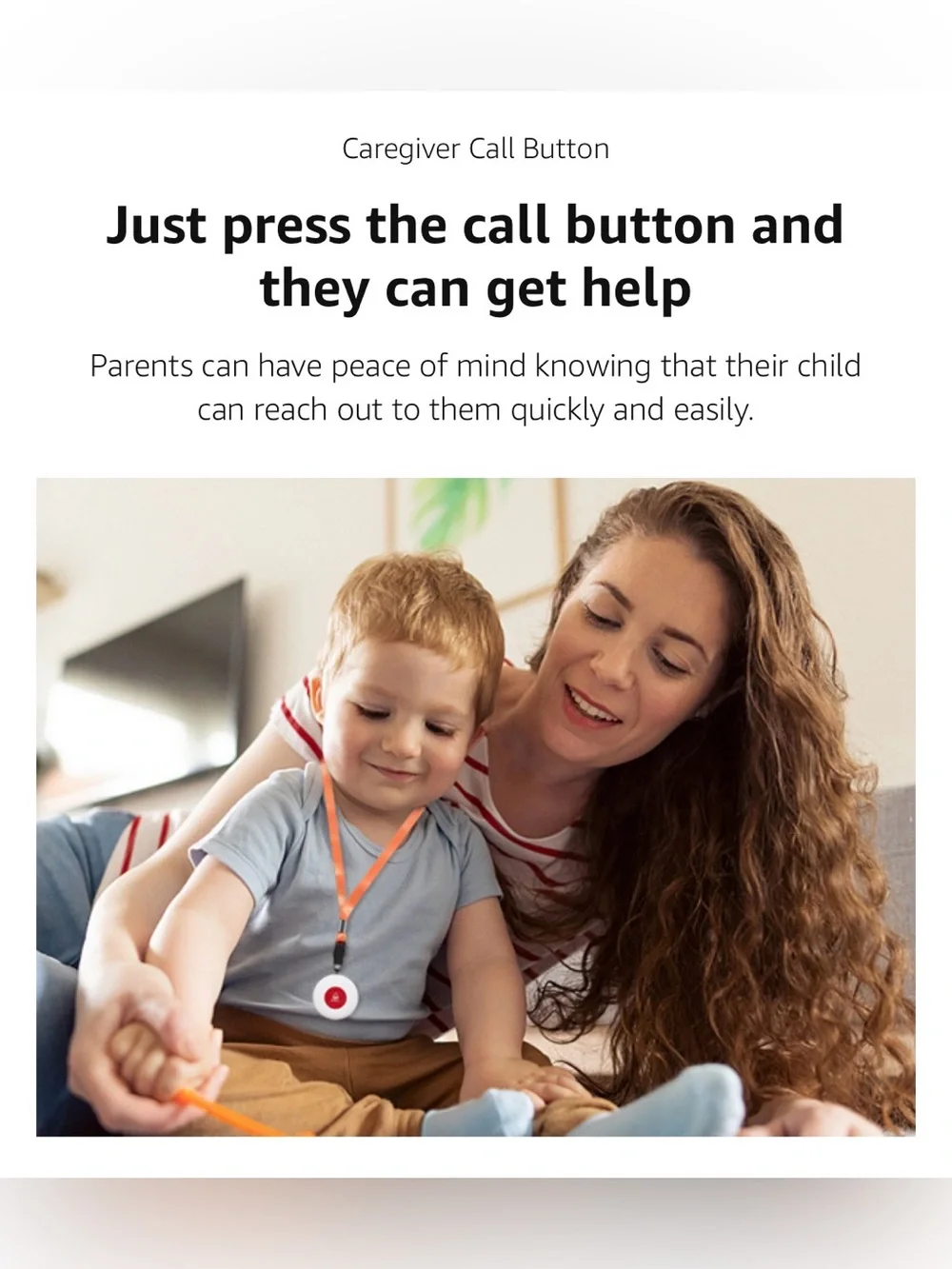 Caregiver Pager Wireless Call Button for Seniors, Disabled, & Elderly Fall Alert - Picture 9 of 16